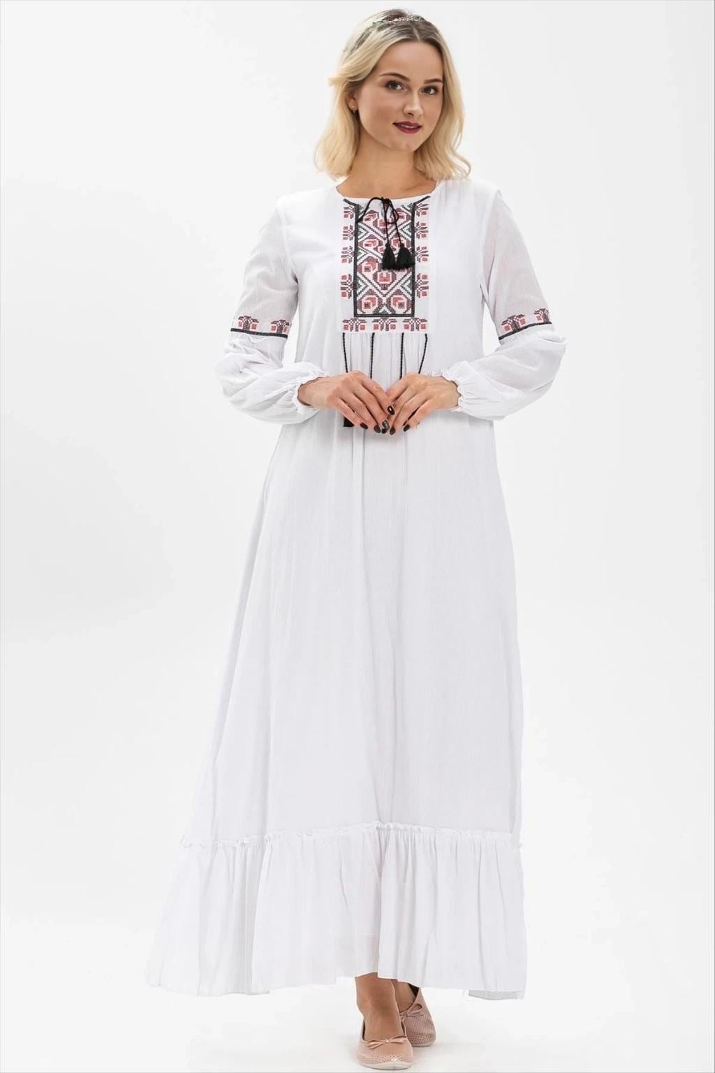 fitted lace wedding dress Wholesale White Flamenco Dress main image 1