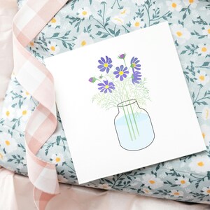Eine Blumenvase | Kunstdruck | Grußkarte | Digitaler Download | Druckbar