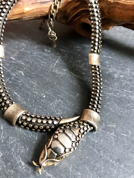 Vintage Articulated Snake Choker