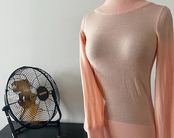 Merino Wool Peach Sweater, Club Monaco,  Size XS