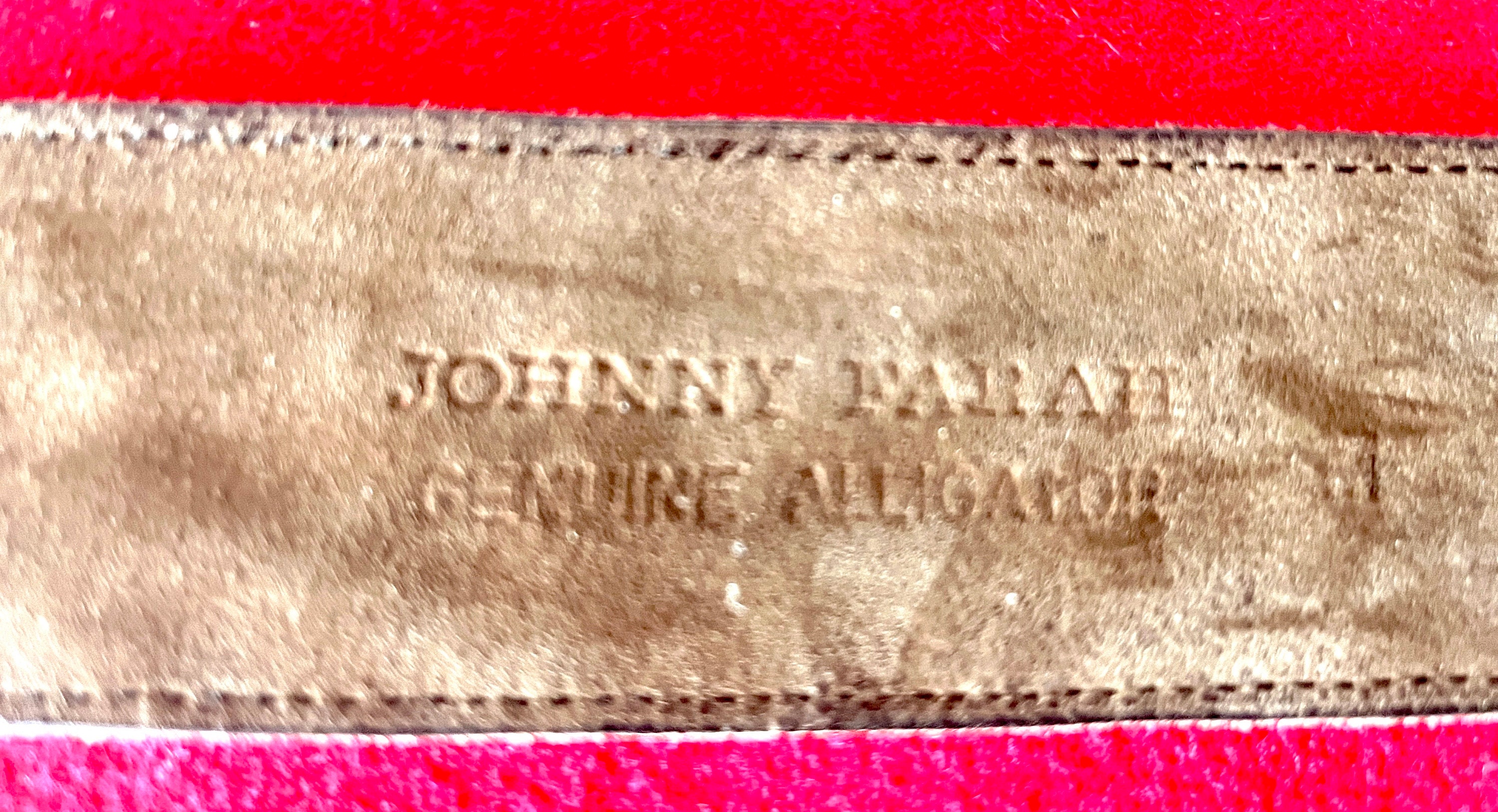 Vintage Johnny Farah Genuine Alligator Belt. - M Women main image 3