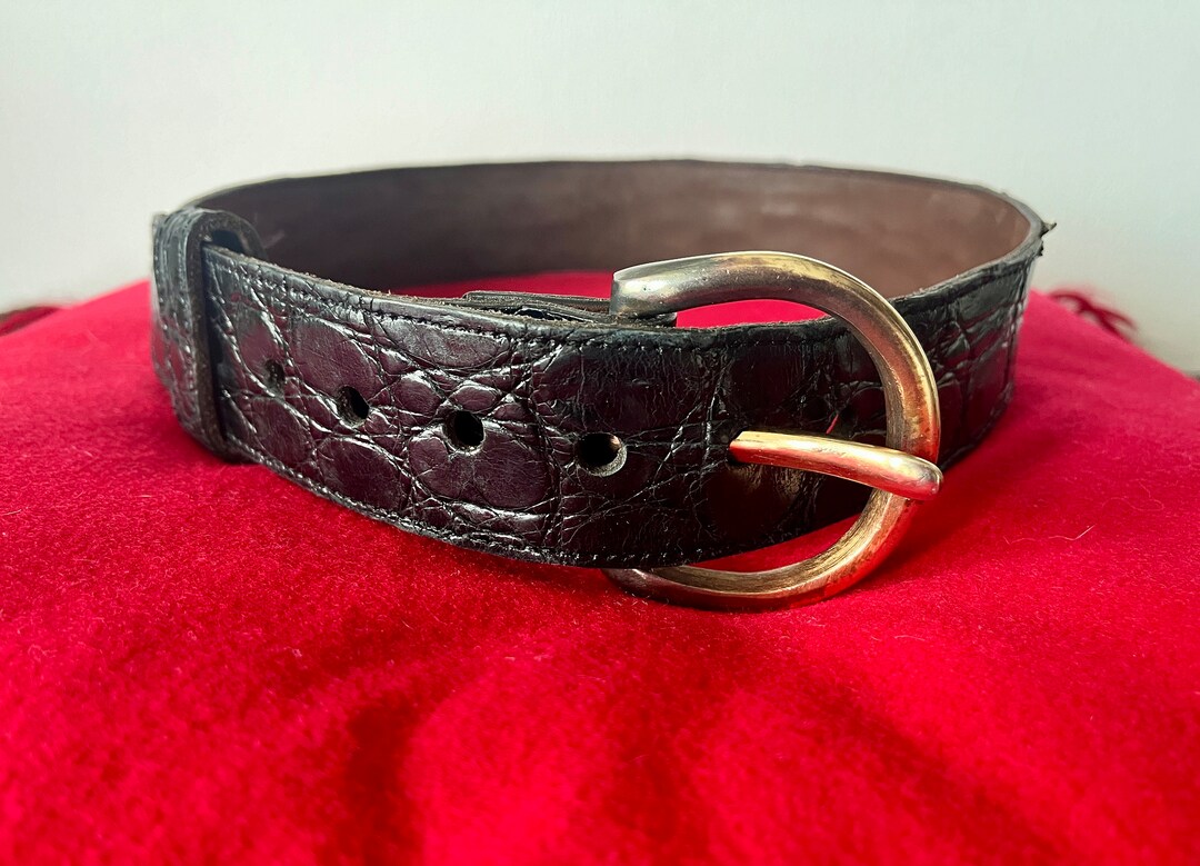 Johnny Farah brown belt with silver buckle Puebla Leather Belt – Johnny Farah main image 3