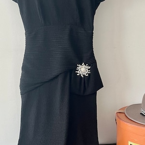 Vintage 80s Cocktail Dress, Simple and Elegant by Susan Roselli for ViJack