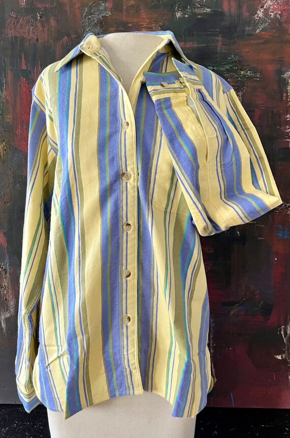 Vintage 90s bandana buttondown Gem