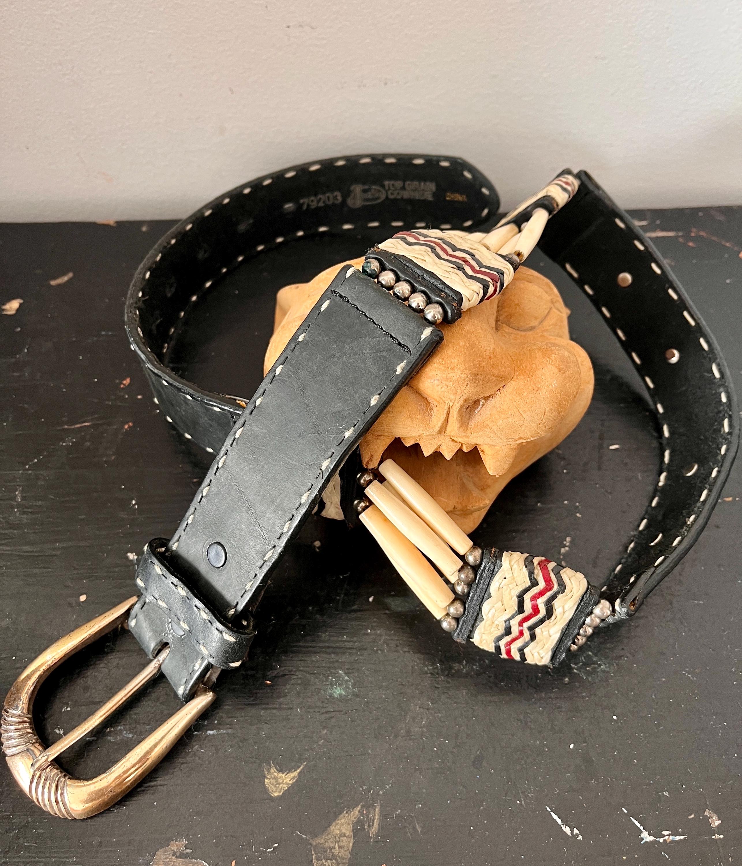 Justin Black Belt - Etsy