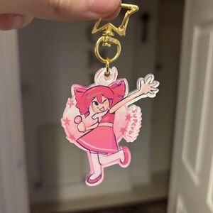 Porte clés / Keychain - Kasane Teto x Kiddy Land - Bleu & rose [En Stock]