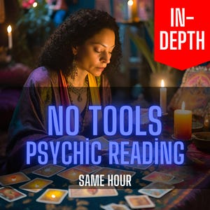 HETZELFDE UUR Geen hulpmiddelen Paranormaal lezen | Liefdeslezen, spiritueel advies, lezen op medium, lezen in noodgevallen op dezelfde dag, heldere zielsbegeleiding