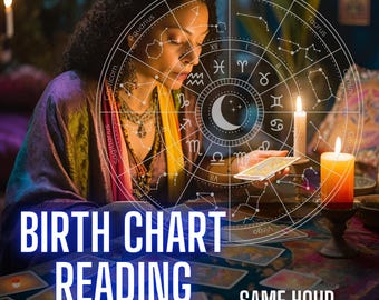 Astrological Birth Chart Reading | Psychic & Tarot Insights | Full Natal Chart Astrology, Life Path Guidance
