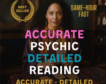 Accurate Psychic Reading: Same Hour Guidance, Love & Career