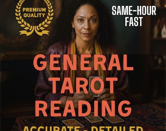 General Tarot Reading: EXTREMELY Detailed and Accurate No tools Spiritual Guidance, 3 Questions