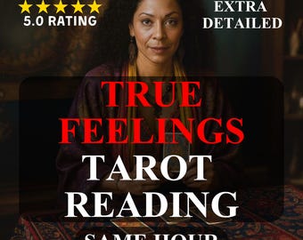 Lectura de tarot de sentimientos verdaderos / Percepción psíquica en la misma hora