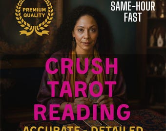 Same Hour Crush Tarot Reading:EXTREMELY Detailed and Accurate No tools Spiritual Guidance, 3 Questions