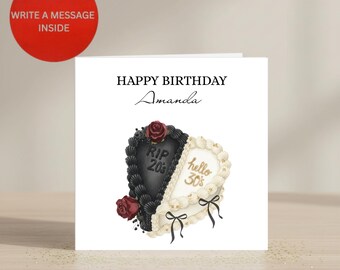 Tarjeta de cumpleaños personalizada RIP 20s Hola 30s