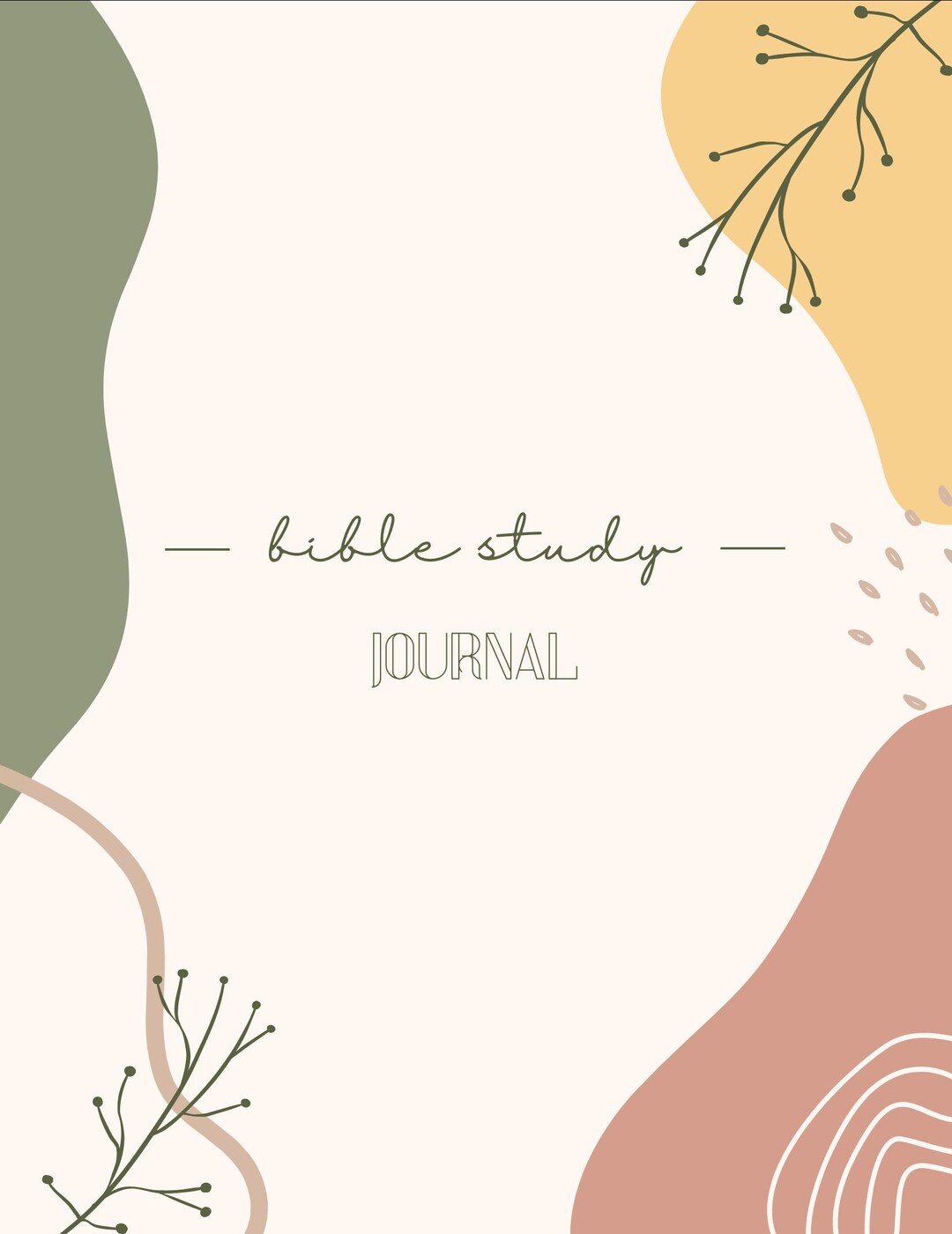 Printable Digital Bible Study Journal (150+ Pages!) - Etsy