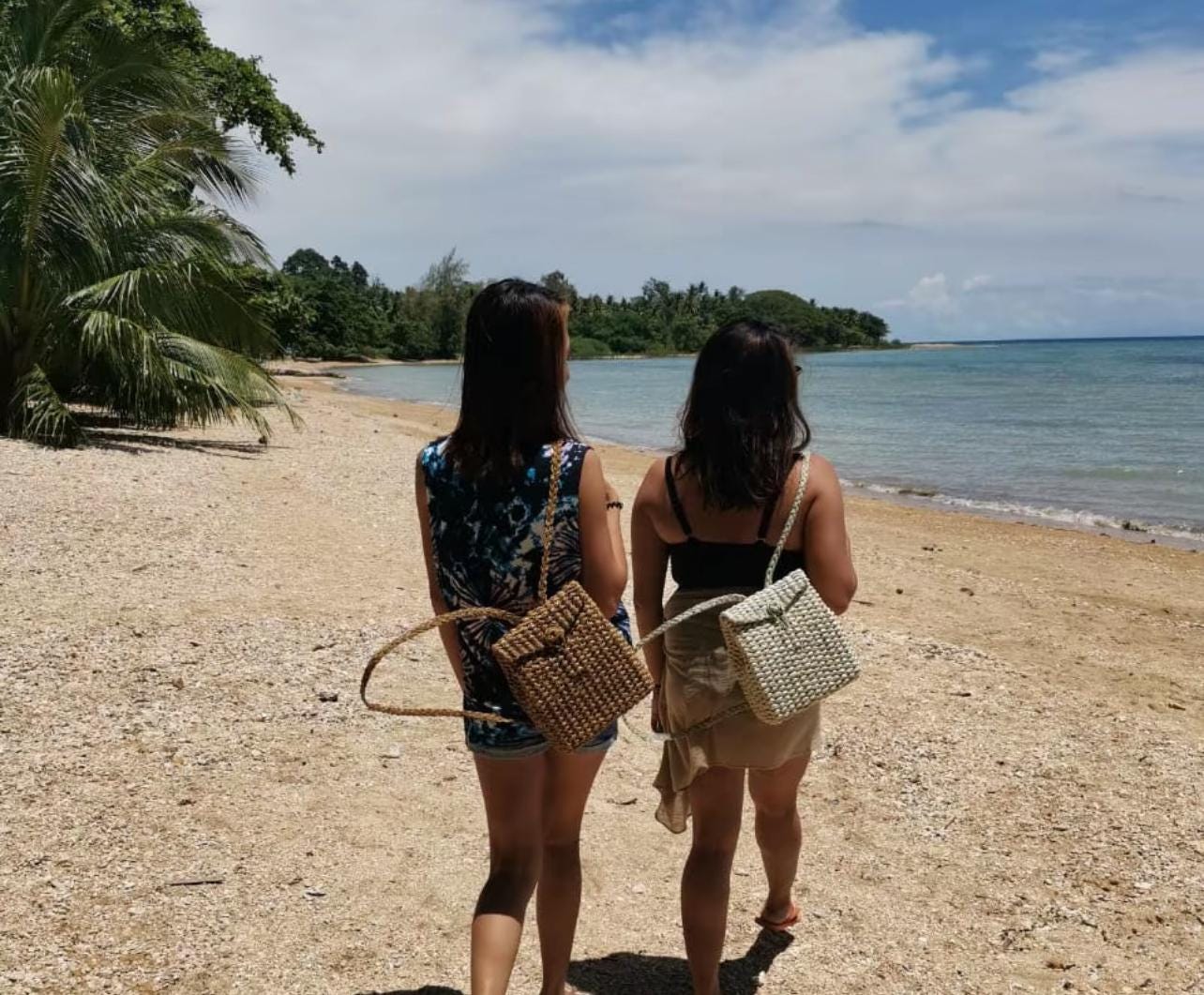 Handwoven Backpack using Pandan Leaves Handcrafted Pandan Backpack