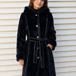 womens long black winter dress coat Black Long Wool Coat Womens, Women's Maxi Coat, Long Wool Coat, Long Winter Coat, Black Wool Coat, Women Winter Coat, Plus Size Clothing