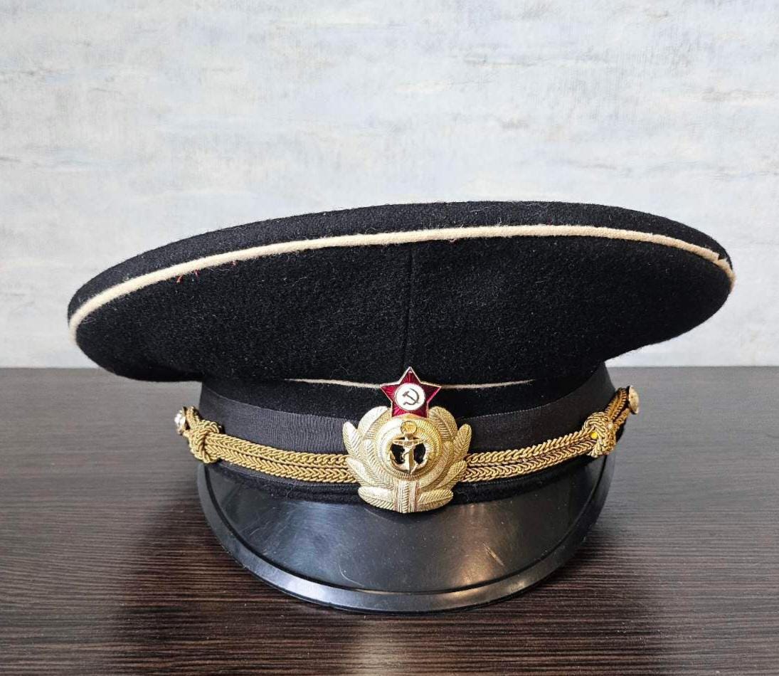 ソ連軍陸軍海軍空軍KGB警察ARMOR将校軍帽Soviet ussr army ソ連軍陸軍海軍空軍KGB警察ARMOR将校軍帽Soviet ussr army