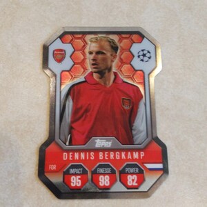 Dennis Bergkamp Chromschild Karte Match Attax 2024/2025