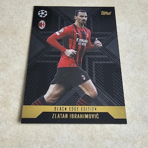 Cartão edição com borda preta de Zlatan Ibrahimović