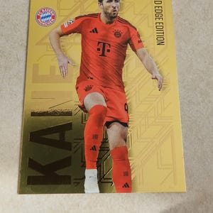 Carte Harry Kane édition bordure dorée Match Attax 2024/2025