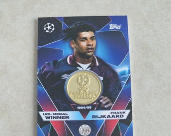 Tarjeta de ganador de medalla de Rijkaard ucl