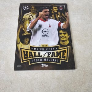 Paulo Maldini Hall of Fame Karte Match Attax 2024/2025