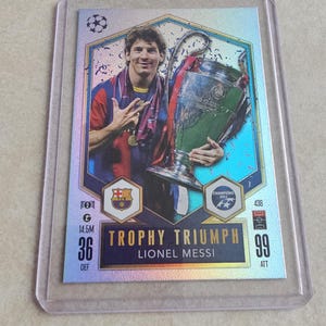 Leonel Messi Trophäe Trumpfkarte FC Barcelona Match Attax 2024/2025