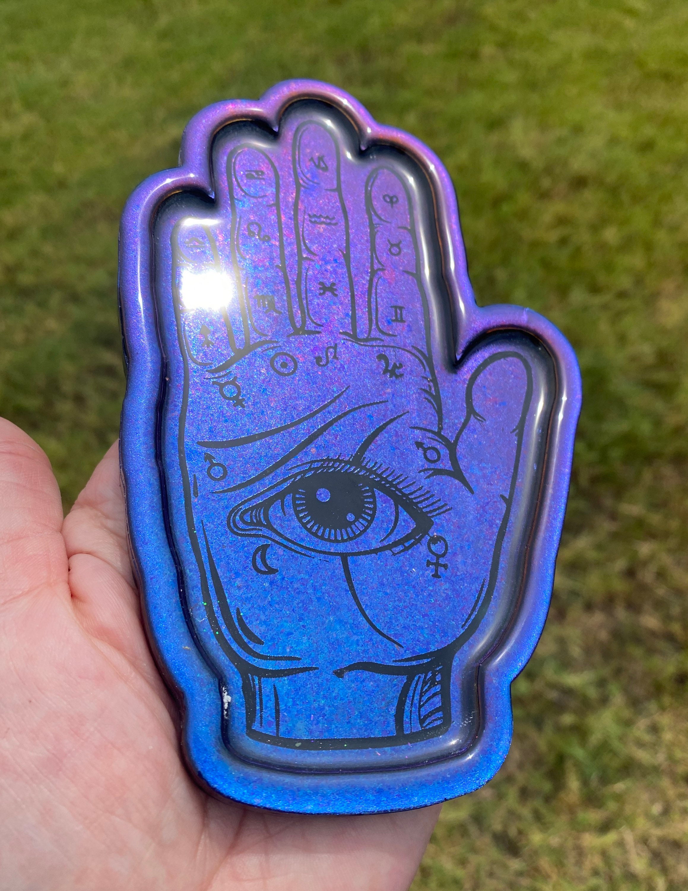 Palmistry Hand Jewelry Holder Etsy