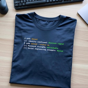 Chemise drôle de commande de terminal - T-shirt d'humour de geek de programmeur - Cadeau de codage pour des développeurs, des pros de la technologie et des administrateurs système