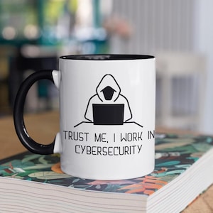 Cybersecurity Mug: Tech Office Decor - Computer Engineer Gift