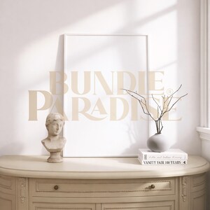 15 Wall Frame Mockups Bundle - Interior Wall Art Mockups - Poster & Frame Mockup Set JPG image 6