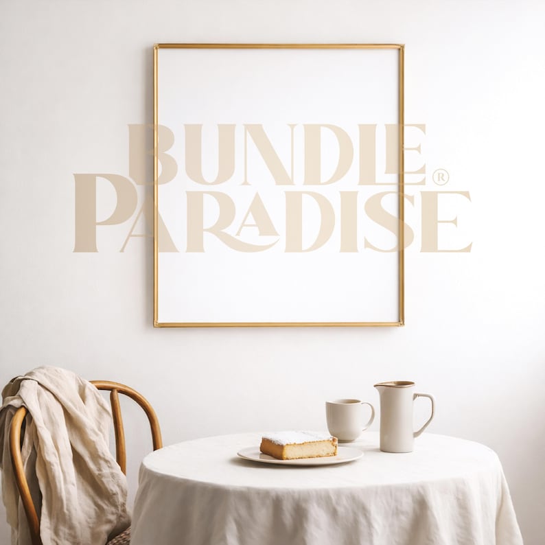 15 Wall Frame Mockups Bundle - Interior Wall Art Mockups - Poster & Frame Mockup Set JPG image 11