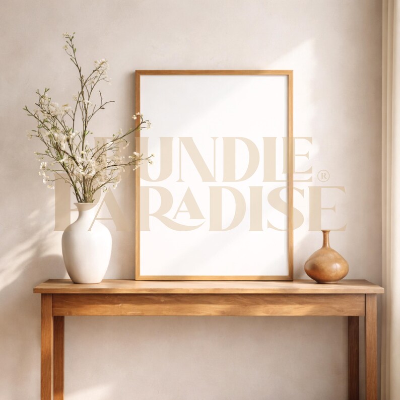 15 Wall Frame Mockups Bundle - Interior Wall Art Mockups - Poster & Frame Mockup Set JPG image 15