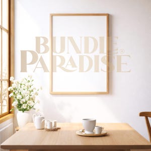 15 Wall Frame Mockups Bundle - Interior Wall Art Mockups - Poster & Frame Mockup Set JPG image 16