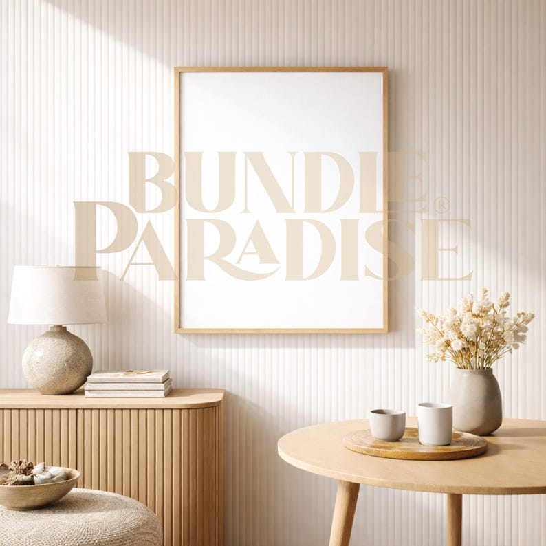 15 Wall Frame Mockups Bundle - Interior Wall Art Mockups - Poster & Frame Mockup Set JPG image 13