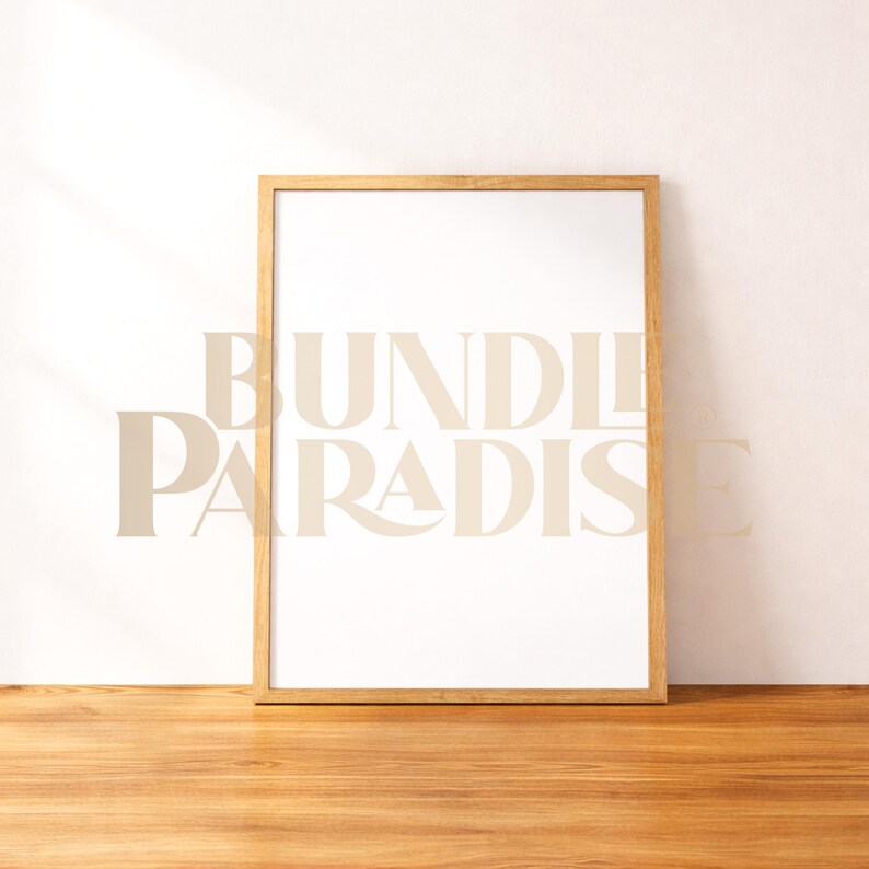15 Wall Frame Mockups Bundle - Interior Wall Art Mockups - Poster & Frame Mockup Set JPG image 4