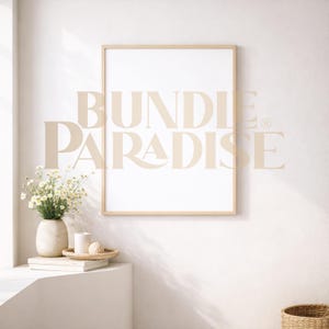 15 Wall Frame Mockups Bundle - Interior Wall Art Mockups - Poster & Frame Mockup Set JPG image 5