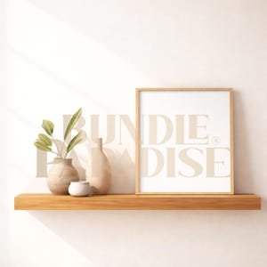 15 Wall Frame Mockups Bundle - Interior Wall Art Mockups - Poster & Frame Mockup Set JPG image 3