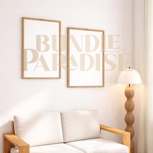 15 Wall Frame Mockups Bundle - Interior Wall Art Mockups - Poster & Frame Mockup Set JPG image 14
