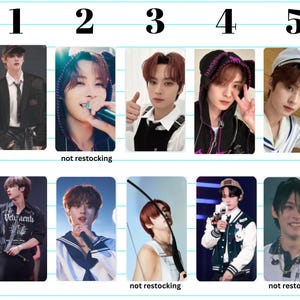 Stray Kids Lee Know Lomo Cards |Fan Made Kpop Photocards | Gift Ideas