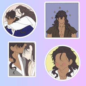 Taming the Tiger Sticker | BL Manhwa Sticker | Gift Ideas