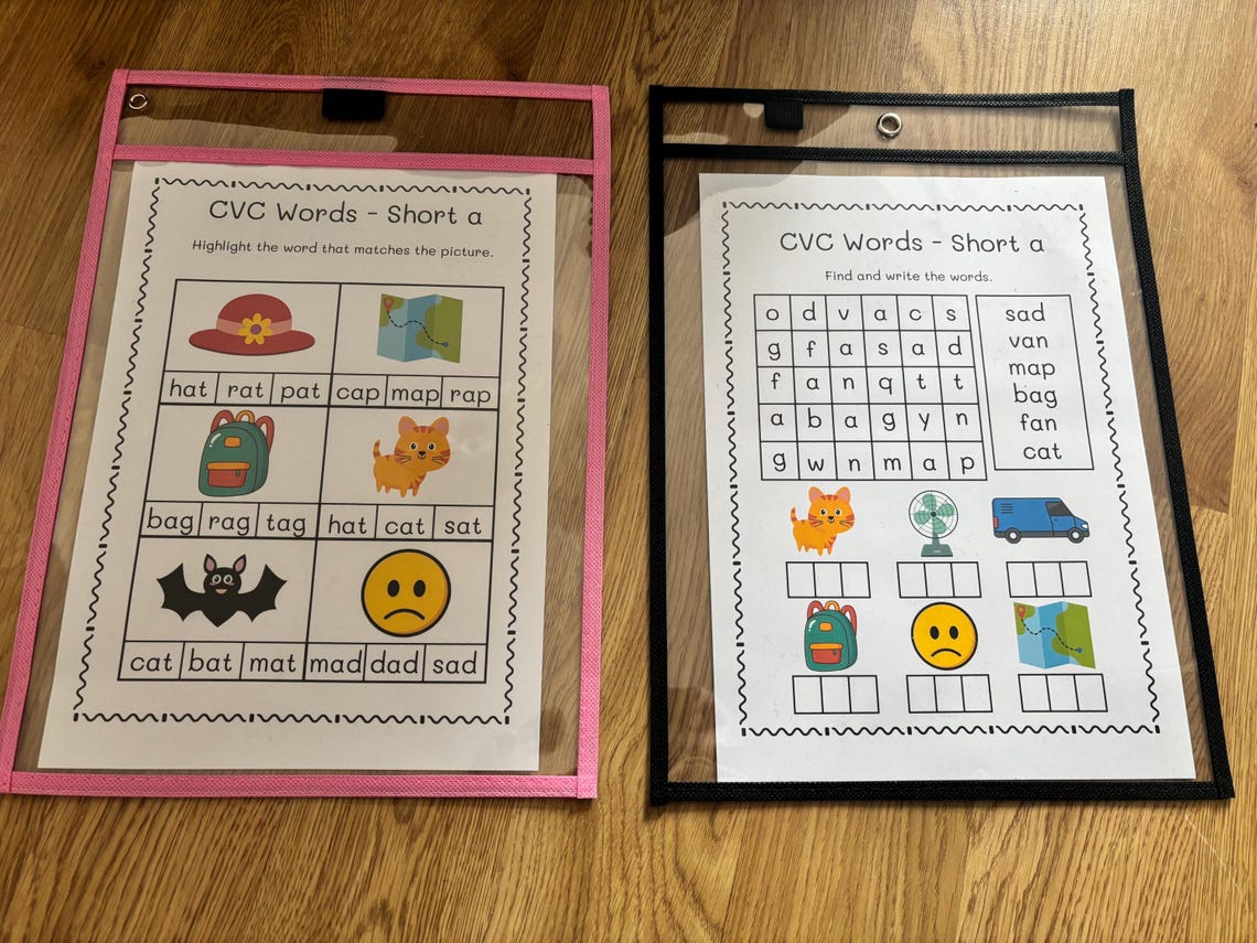 Short Vowel Worksheets | Phonics Practice for A, E, I, O, U | Printable ...