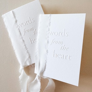 Wedding Speech Booklet | Ceremony Reading | Vow Book | Keepsake Book for Toasts | Love Letters | Anniversary Gift