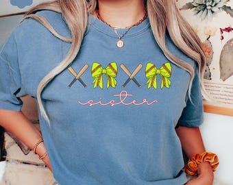 Comfort Colors shirt, Softball Shirt, Cute Softball Mom Shirt, Mothers Day Gift, Softball Mama Tee, Sport Gift for Mom, Retro Game Day Shirt