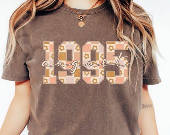 Comfort Colors 1995 Shirt, 1995 Birth Year TShirt, 30th Birthday Gift for Her, Trendy 1995 Tee, 30th Birthday Women, 1995 Birthday Shirt