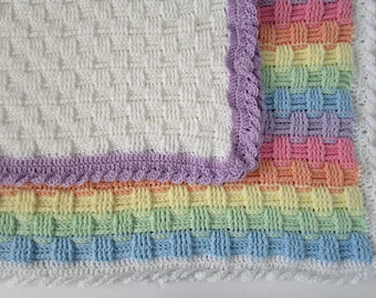Crochet Baby Blanket Pattern, Crochet Throw Blanket, Chunky Blanket Crochet Afghan Pattern