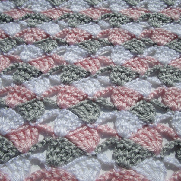 Crochet Baby Blanket, Crochet Throw Blanket, Crochet Afghan Pattern