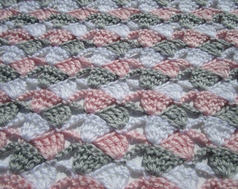 Crochet Baby Blanket, Crochet Throw Blanket, Crochet Afghan Pattern