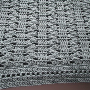 Modern Crochet Baby Blanket Patterns, Throw Blanket, Chunky Afghan image 9