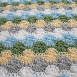 Modern Crochet, Beginner Crochet Baby Blanket Pattern, Easy Crochet Throw Blanket, Afghan Pattern